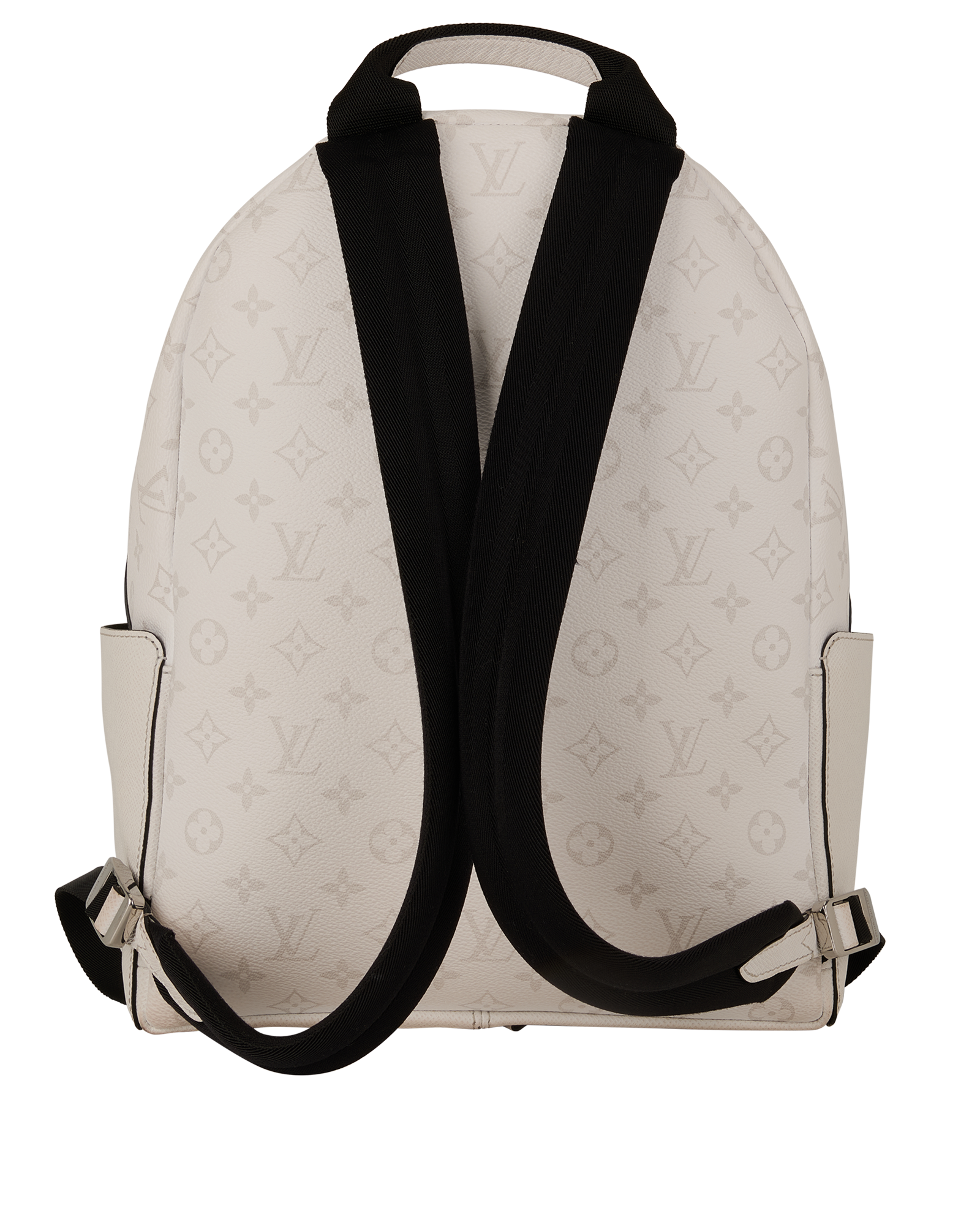 Discovery Backpack, &pound;1,200, Handbags, White, Canvas/Leather, Back view